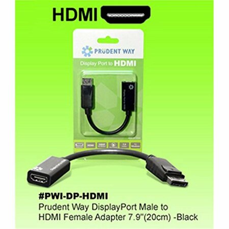 PRUDENT WAY Adapter HDMI Display Port For Windows PR391768